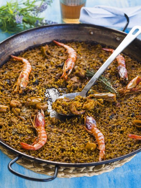 Arròs amb gamba vermella