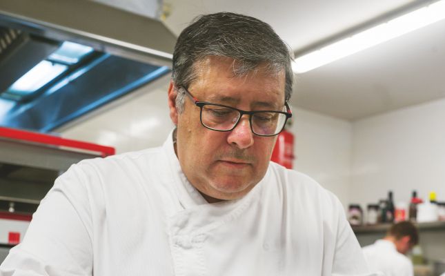 Fermí Puig, el 2015, a la cuina del seu restaurant