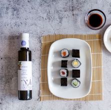 Sushi amb vinagre de poma ecològic i mel de lavanda